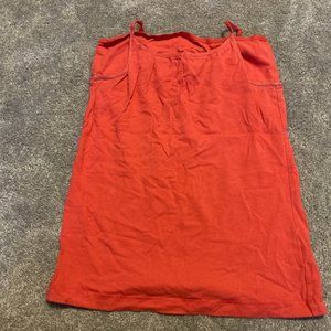 Preloved Total Girl 14/18 XL Hot Pink Tank Top with Built in Bra